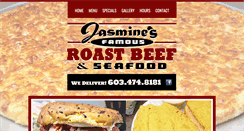 Desktop Screenshot of jasminesroastbeef.com